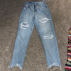 American Eagle Ripped Boyfriend Jeans